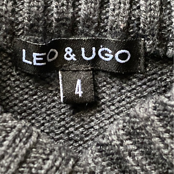 Leo & Ugo Poncho sweater 4 - Picture 9 of 11
